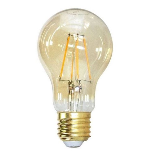 Lâmpada LED Filamento Vintage A60 4W Âmbar Taschibra Bivolt