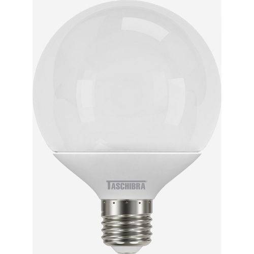 Lâmpada LED Globo 9,5W Taschibra Luz Branca - Caixa com 6 Unidade - 6500K