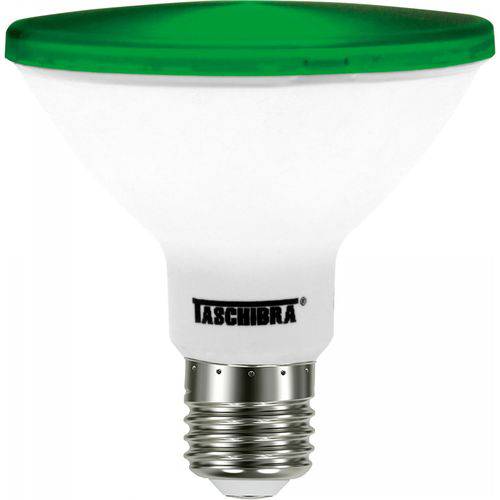 Lâmpada LED Par 30 11W Taschibra LP 65 Luz - Caixa com 4 Unidade - Verde
