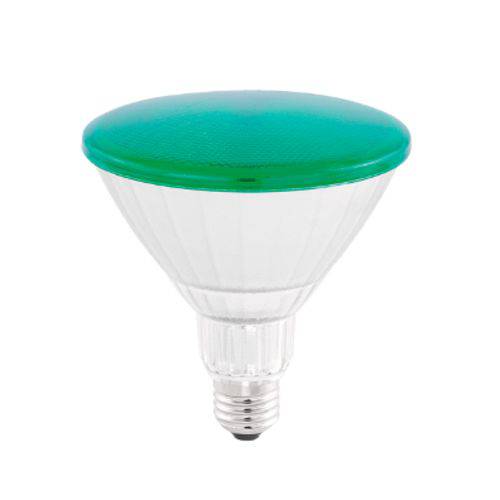 Lampada Led Par38 Color Verde Vidro 18w Bivolt Stella Sth6093/vd