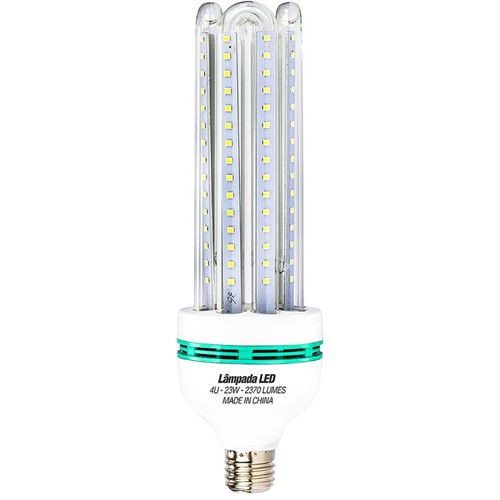 Lâmpada LED Super Econômica E27 24W, 6500K - Transparente
