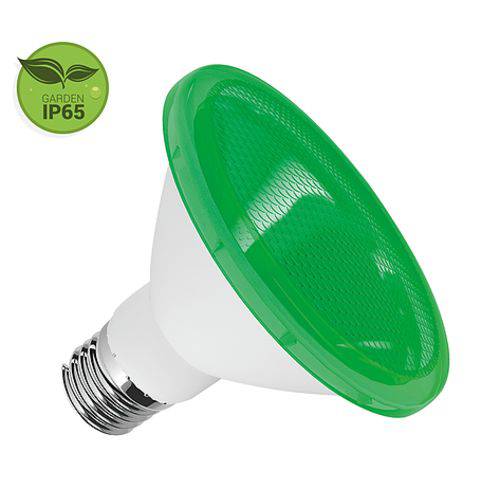 Lâmpada Par30 LED 10W Verde E27 IP65 Bivolt Luminatti
