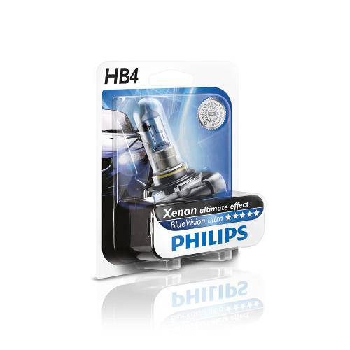 Lâmpada Super Branca Blue Vision Hb4 Philips (Unitário)