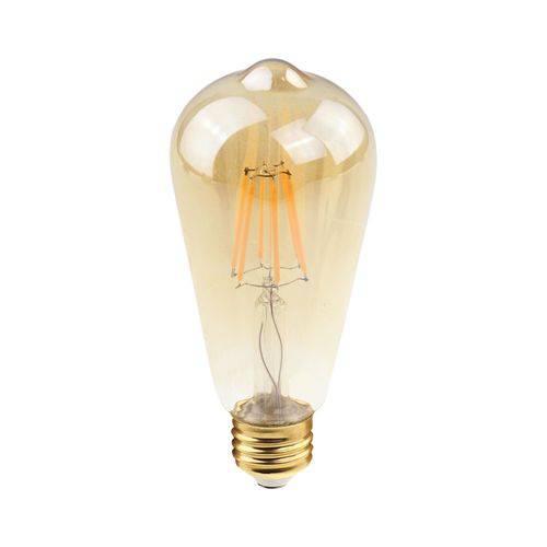 Lampada Vintage - Filamento de Led - St38 2w 2400k E27 Bivolt Bella