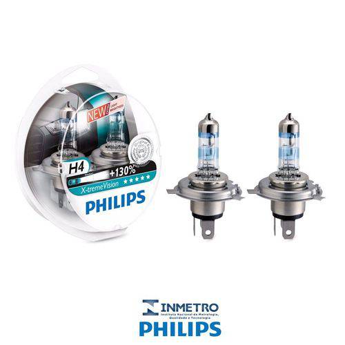 Lâmpadas Farol GM Marajo Philips H4 XtremeVision