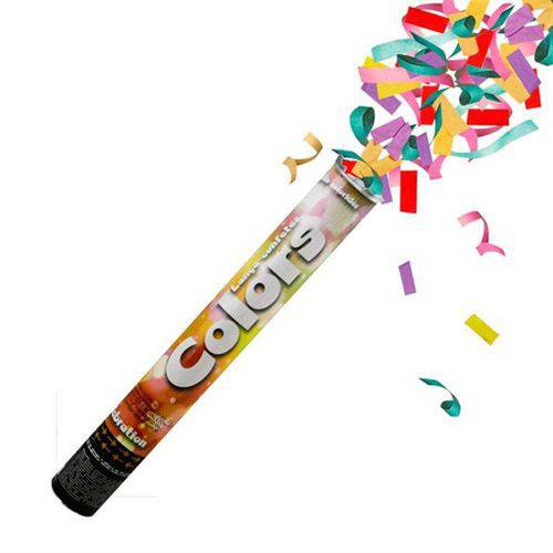 Lança Confete Papel Colorido Colors 40cm Nyr