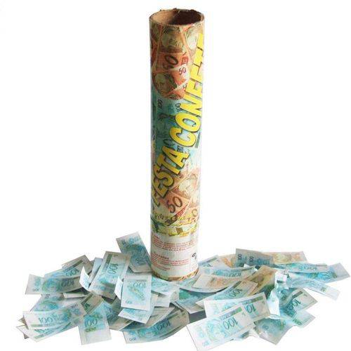Lança Confetes Dinheiro 28cm