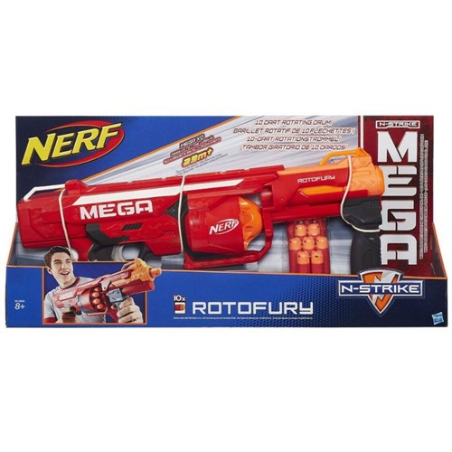 Lança Dardo - Nerf Mega - Rotofury - Hasbro 1269