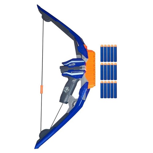 Lançador de Dardo Nerf N-Strike Elite Stratobow Hasbro Azul
