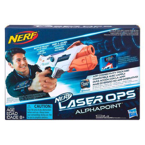 Lançador Nerf LASER Ops Blaster Alphapoint Original E2280