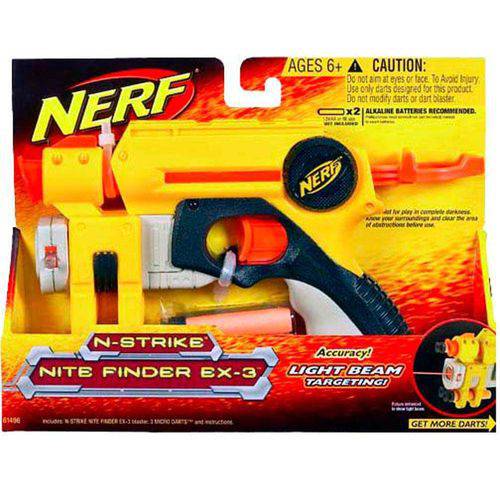 Lançador Nerf N Strike Nite Finder Ex 3 Hasbro