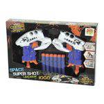 Lançador Super Shot Space Jogo com 02 Shots - DM Toys