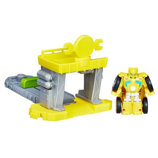 Lançador Transformers Flip Racers Amarelo - Hasbro