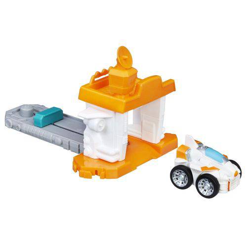Lançador Transformers Flip Racers Branco - Hasbro