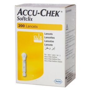 Lanceta Accu-Chek Softclix com 200 Und Roche (Cód. 17733)