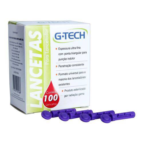 Lanceta P/aparelho Glicose G-tech G30 C/100 (e4)