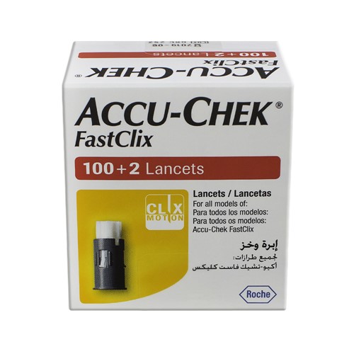 Lancetas Accu-Chek FastClix com 102 Unidades