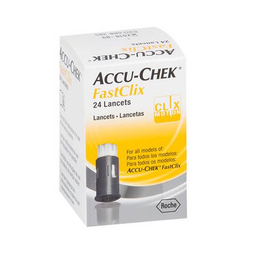 Lancetas Accu-Chek Fastclix com 24 Unidades