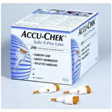 Lancetas Accu-chek Safe-t-pro Uno 200 Unidades
