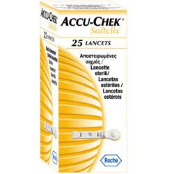 Lancetas Accu-Chek Softclix com 25 Unidades - Roche