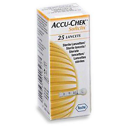 Lancetas Accu-Chek Softclix com 25 Unidades - Roche