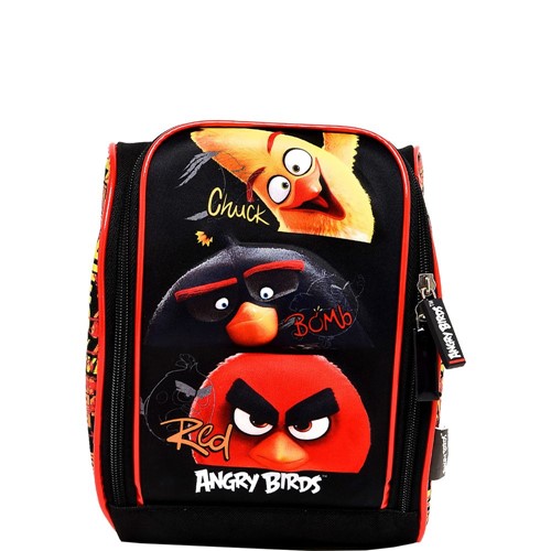 Lancheira 3D Angry Birds Preta - ABL801801 SANYA