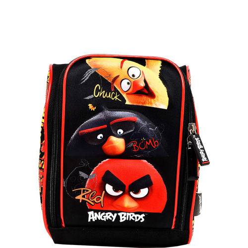 Lancheira Santino 3D Angry Birds Preta