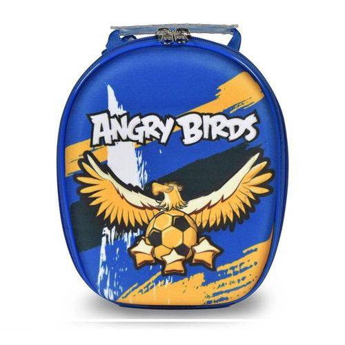 Lancheira Escolar 3D Angry Birds Futebol - Maxtoy