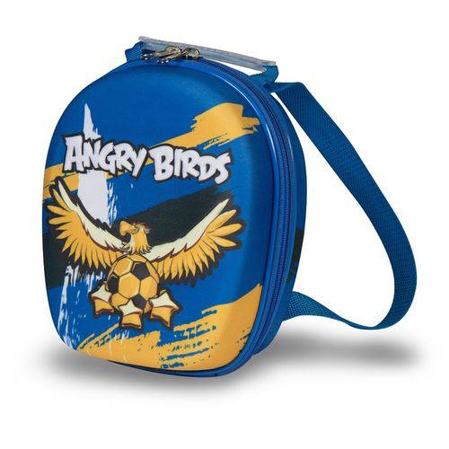 Lancheira Escolar 3d Angry Birds Futebol Maxtoy