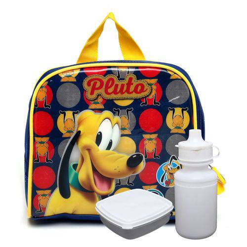 Lancheira Escolar Térmica Pluto Cachorro do Mickey Mouse Disney - Luxcel (LA32044PT)