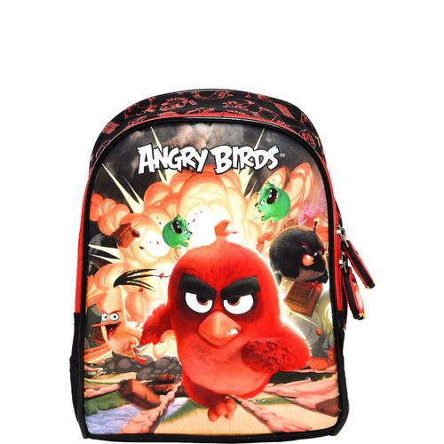 Lancheira Santino Angry Birds Preta