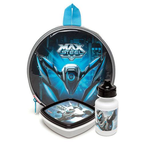 Lancheira Sestini Max Steel 17Z Especial Infantil Azul