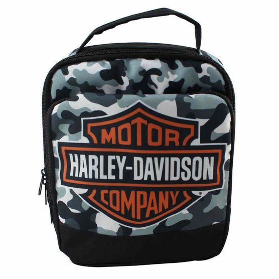 Lancheira Térmica Quadrada Harley Davidson Camuflada