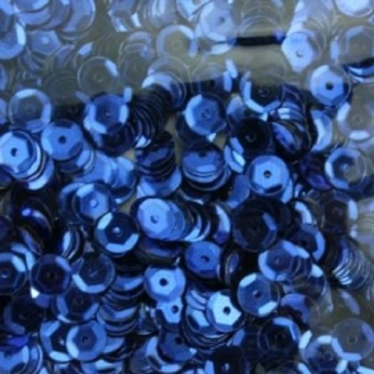 Lantejoula Azul N10 G 10gr Nova Papelaria