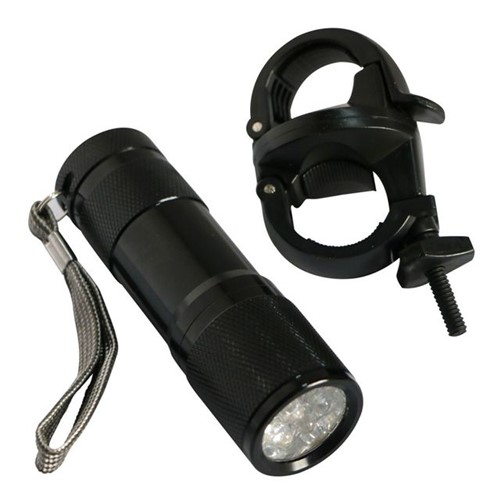 Lanterna com Abraçadeira de Bicicleta Master Camping ST31237