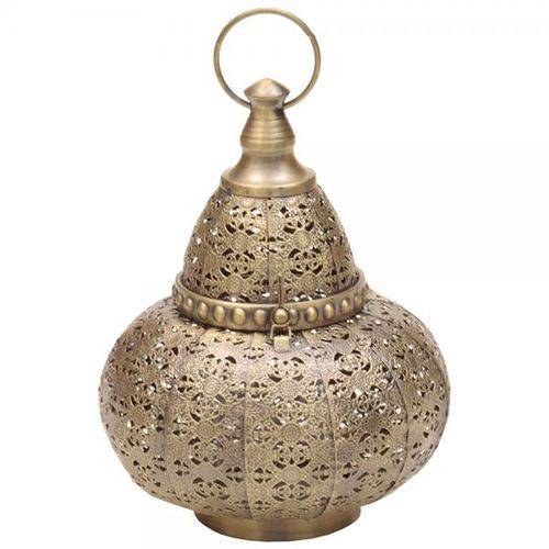 Lanterna de Metal Decorativa Marrocos
