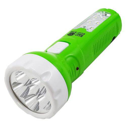 Lanterna Eco Lux 8739 (6 + 6 Leds, Recarregável)