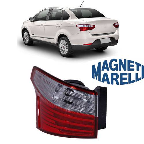 Lanterna Fiat Grand Siena 2012/2014 Lateral Lado Motorista Original Magneti Marelli