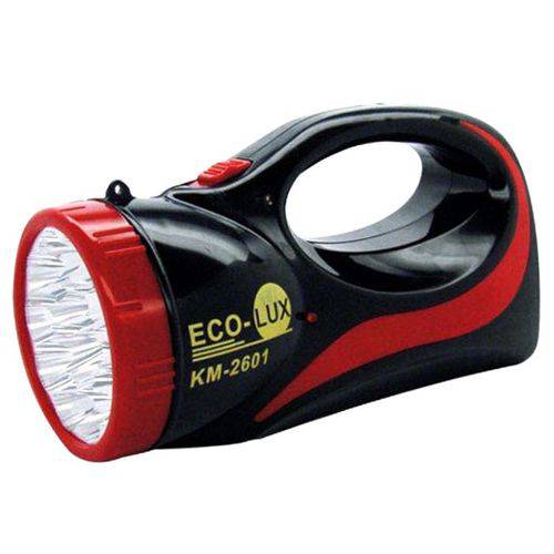 Lanterna Holofote Eco Lux 2601 N (15 Leds, Recarregável)