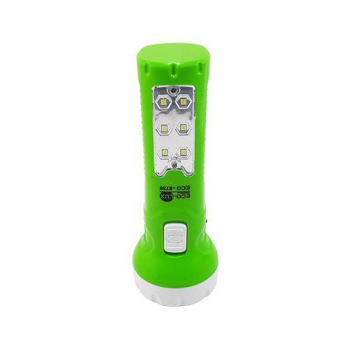 Lanterna Recarregável 6+6 Led Eco-Lux Eco-8739 - Eco-Lux