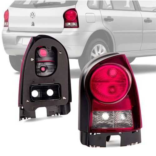 Lanterna Traseira Arteb Fumê VW Gol G4 2006 a 2009 - Lado Passageiro