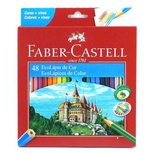 Lápis 48 Cores Faber Castell