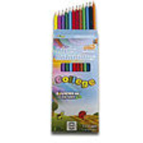 Lápis Colorido Estojo com 12 Cores