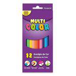 Lápis de Cor 12 Cores Multicolor Super