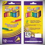 Lápis de Cor 12 Cores Multicolor