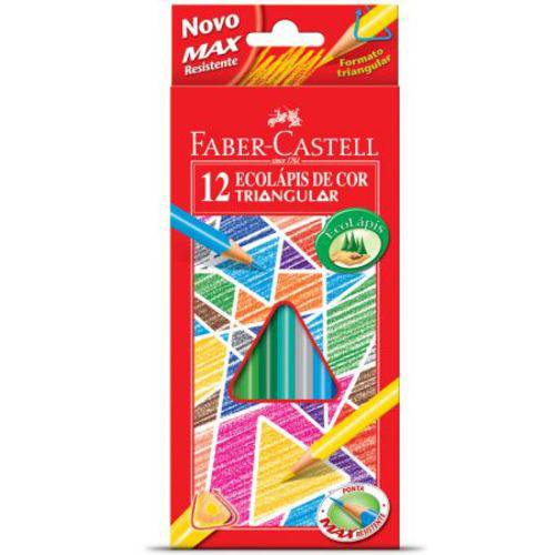 Lápis de Cor 12 Cores - Triangular - 120512/2 - Faber-Castell
