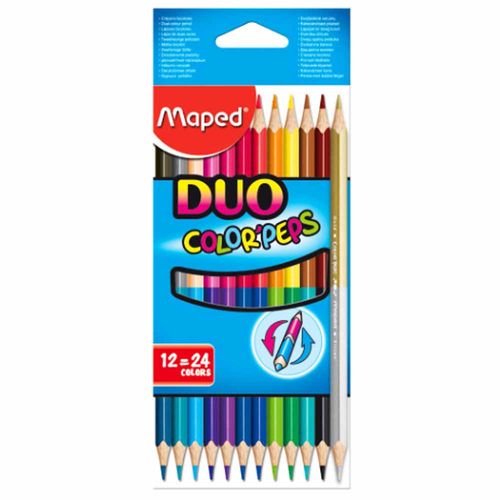 Lápis de Cor 24 Cores Color Peps Duo Maped 1012941