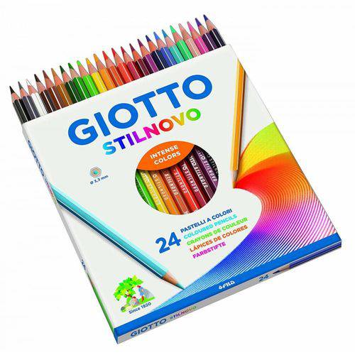 Lapis de Cor 24 Cores Premium Giotto