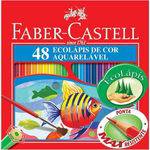 Lápis de Cor 48 Cores Aquarelavel Faber-castell