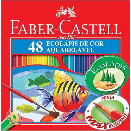 Lápis de Cor 48 Cores Aquarelavel Faber-castell